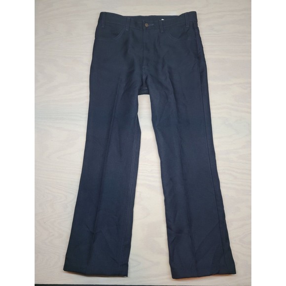 Levi's Other - Vintage Levi's Men's SZ 36X32 Pants Black Label Tag Gold Wide Leg Dacron Poly